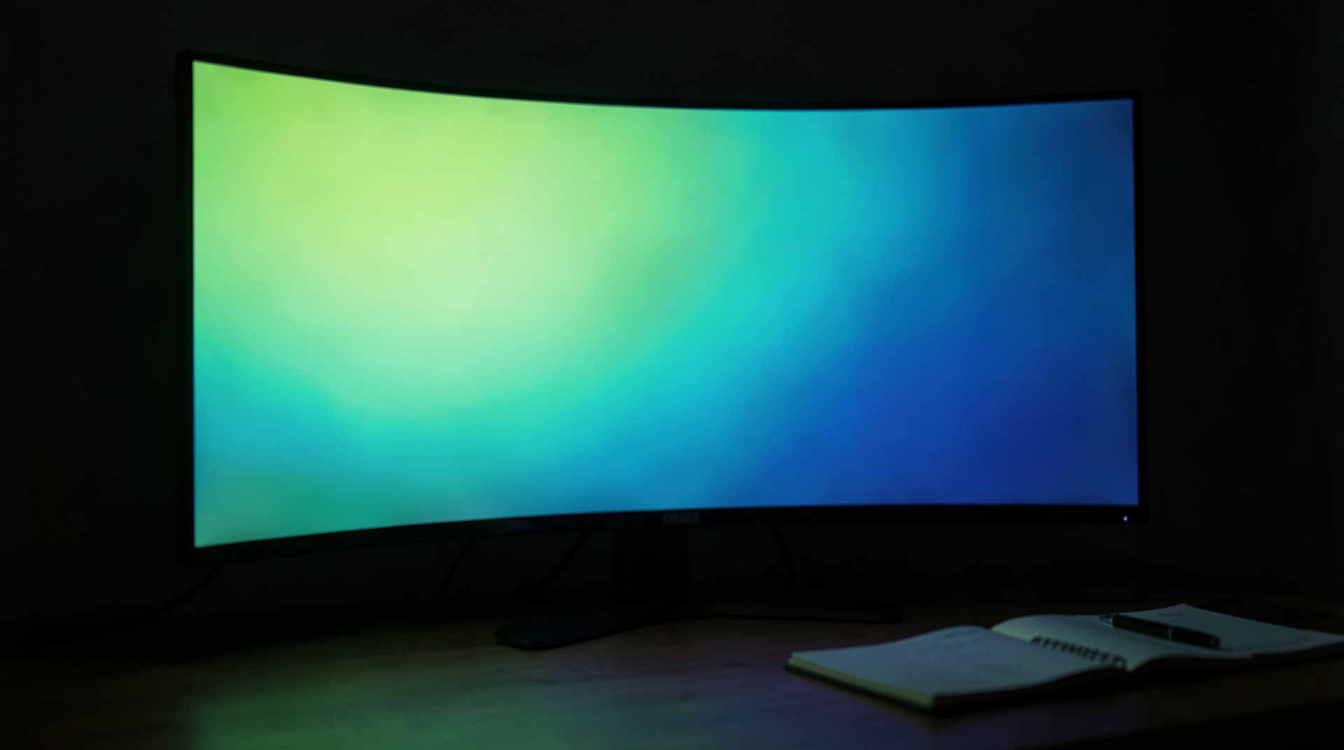 professional trader workspace with dual monitors showing real-time market data and trading platform