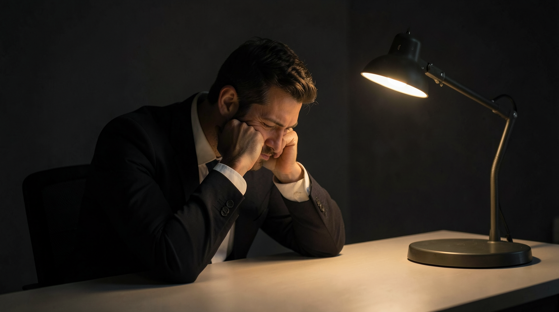 close-up of a trader's hands typing on a keyboard with glowing charts visible on monitor in background